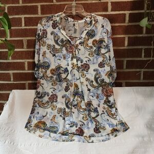 PerSeption Concept Multicolor Paisley Blouse